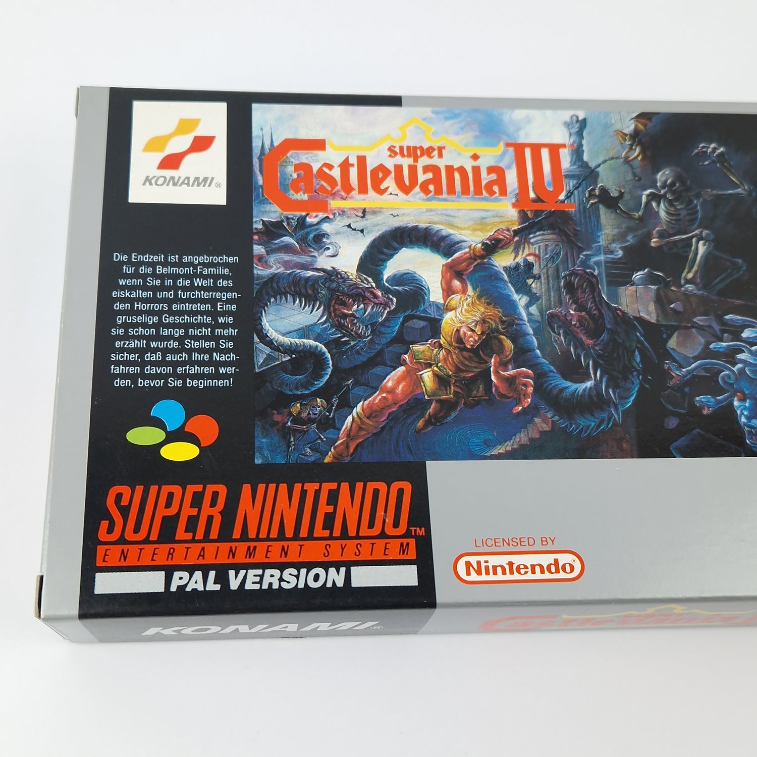 Super Nintendo Spiel : Super Castlevania IV 4 - Modul Anleitung OVP cib SNES PAL