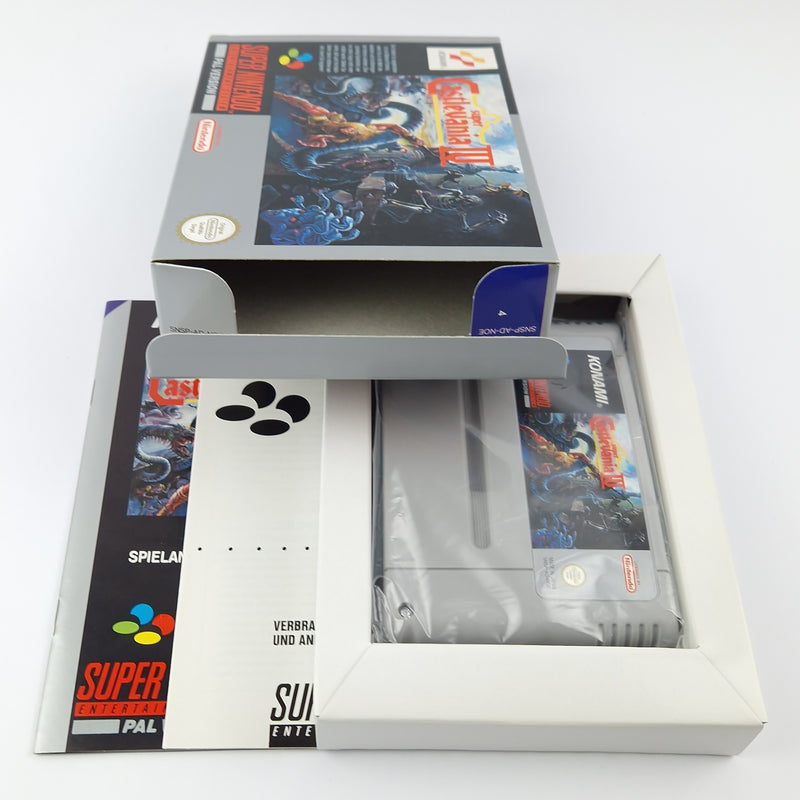 Super Nintendo Game: Super Castlevania IV 4 - Module Instructions OVP cib SNES PAL