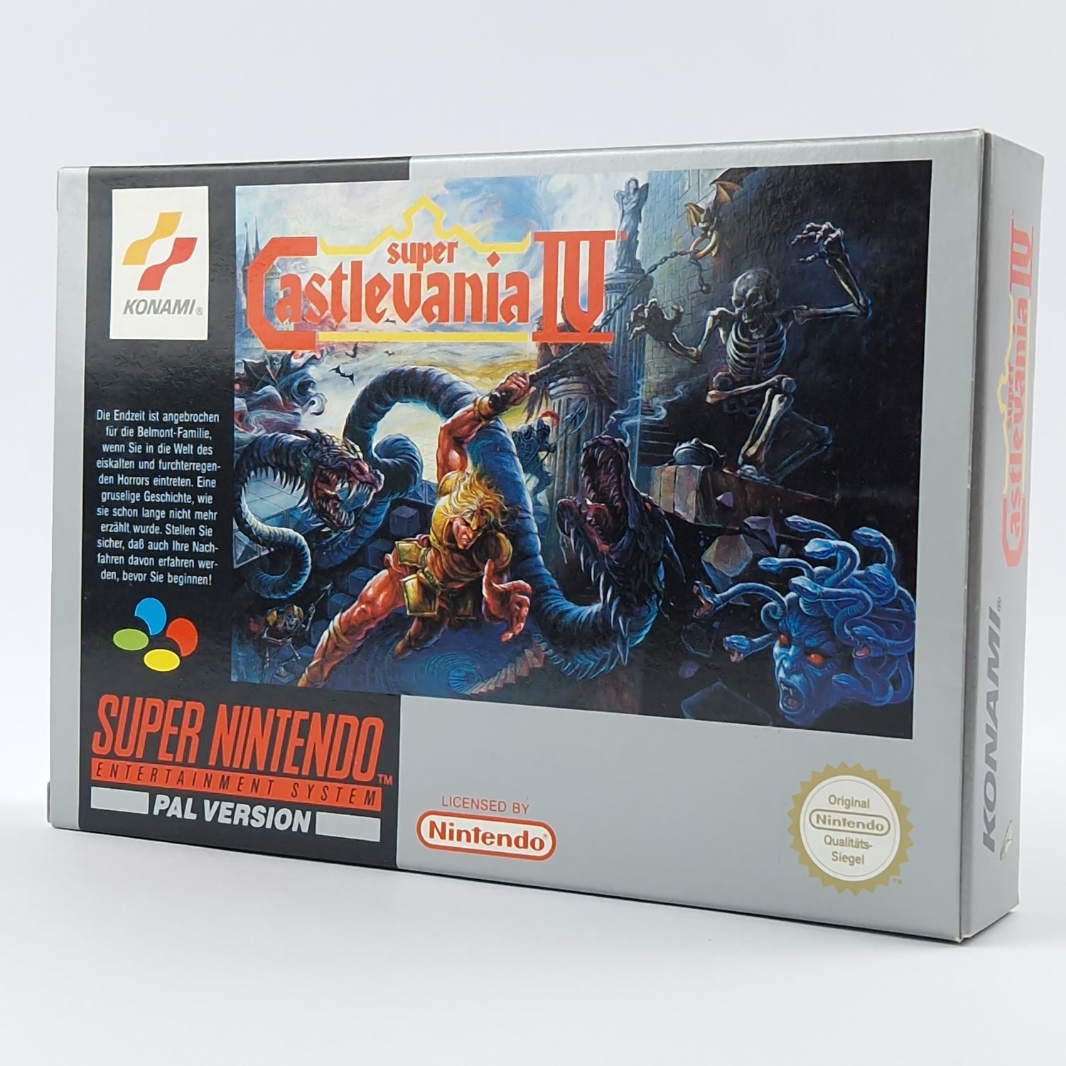 Super Nintendo Spiel : Super Castlevania IV 4 - Modul Anleitung OVP cib SNES PAL