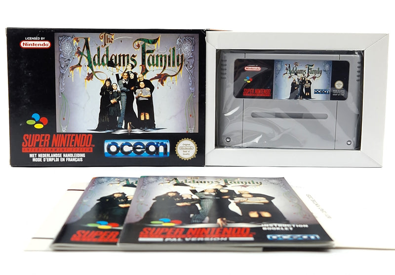 Super Nintendo Spiel : The Addams Family - Modul Anleitung OVP cib SNES PAL