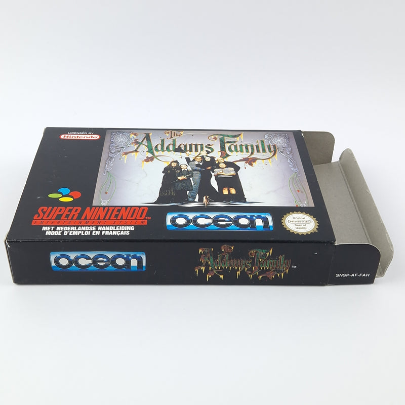 Super Nintendo Game: The Addams Family - Module Instructions OVP cib SNES PAL