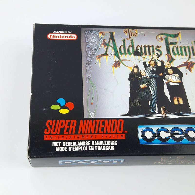 Super Nintendo Game: The Addams Family - Module Instructions OVP cib SNES PAL