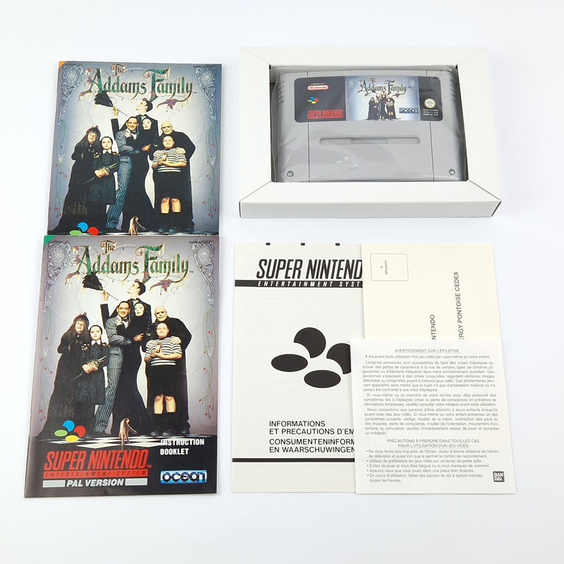 Super Nintendo Spiel : The Addams Family - Modul Anleitung OVP cib SNES PAL