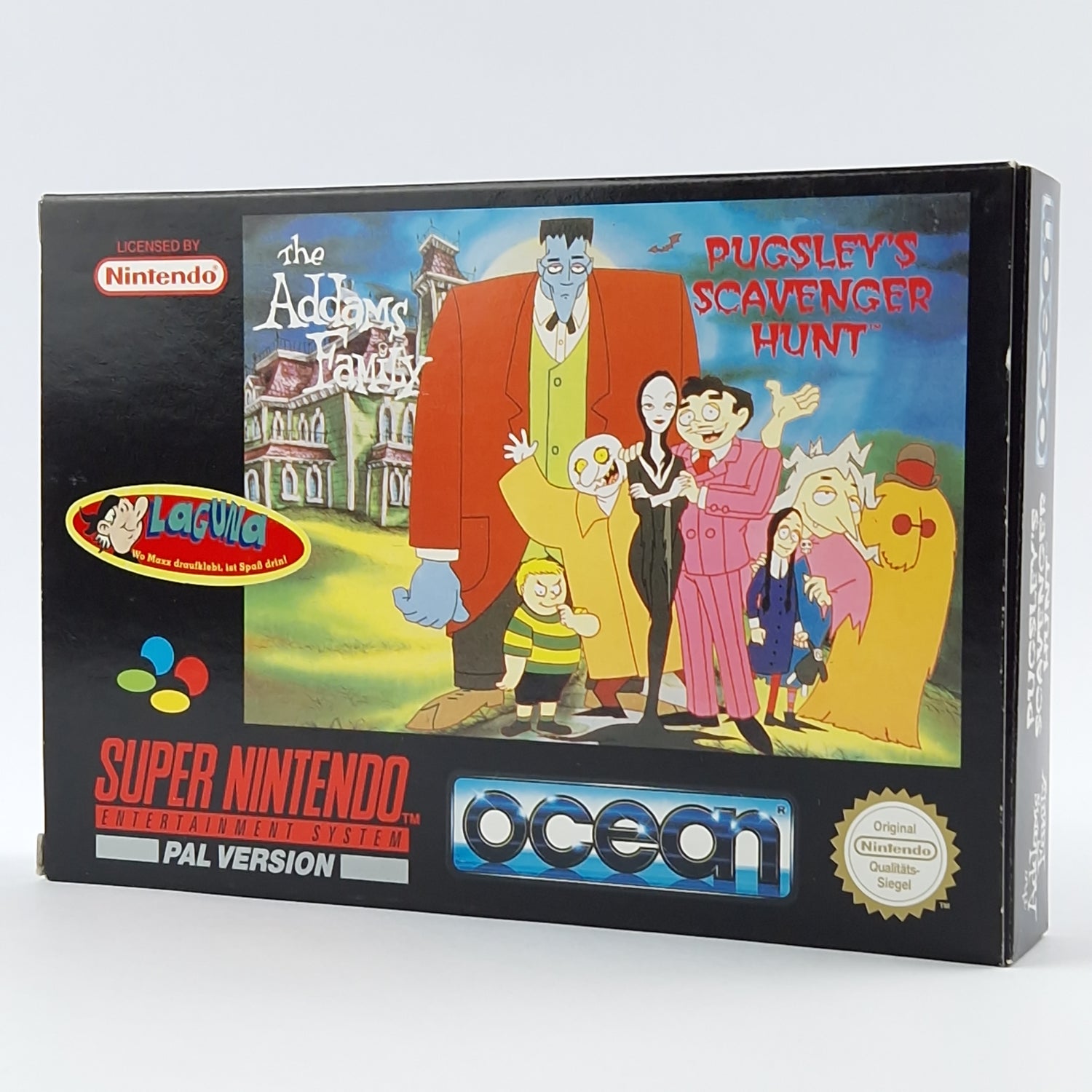 Super Nintendo Spiel : The Addams Family Pugsleys Scavenger Hunt - SNES OVP PAL