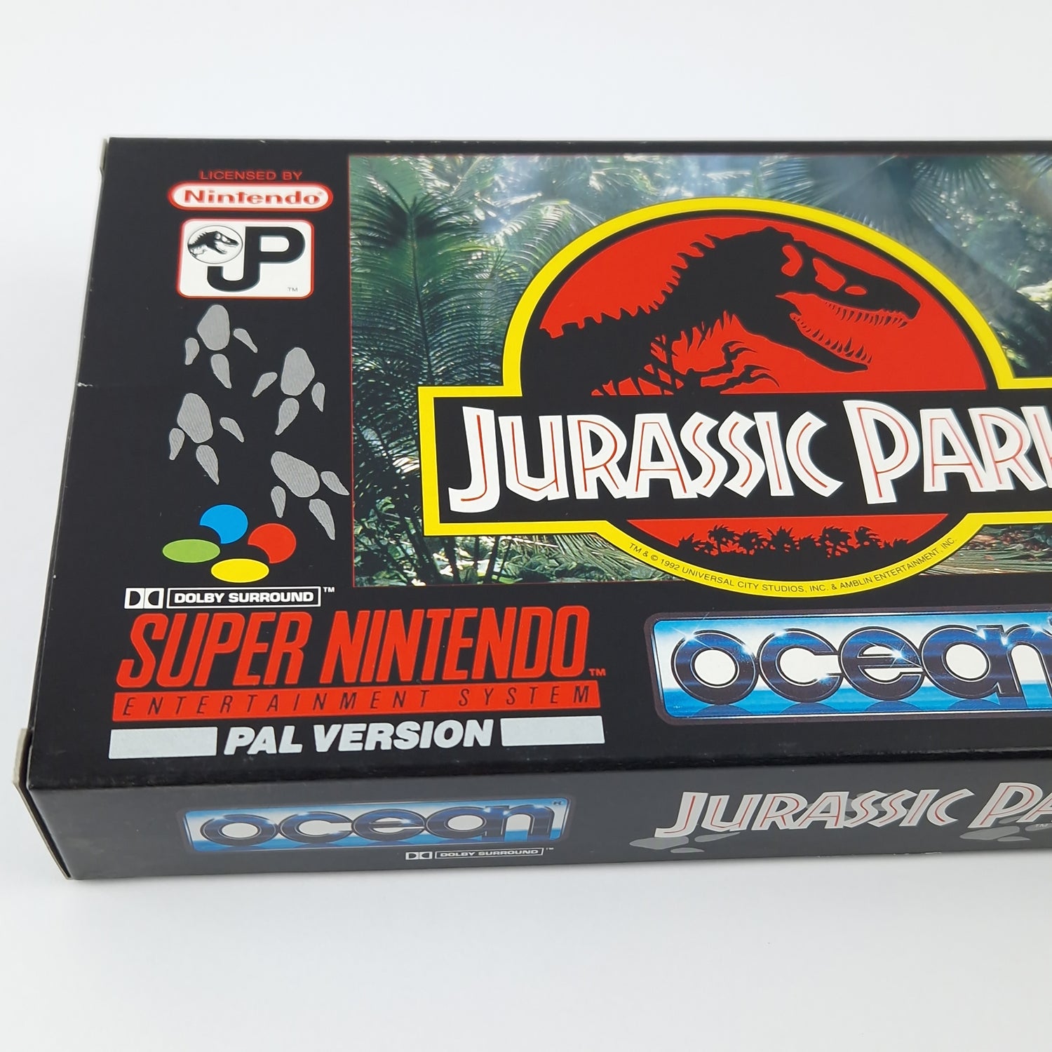 Super Nintendo Game: Jurassic Park - Module Instructions OVP cib | SNES PAL