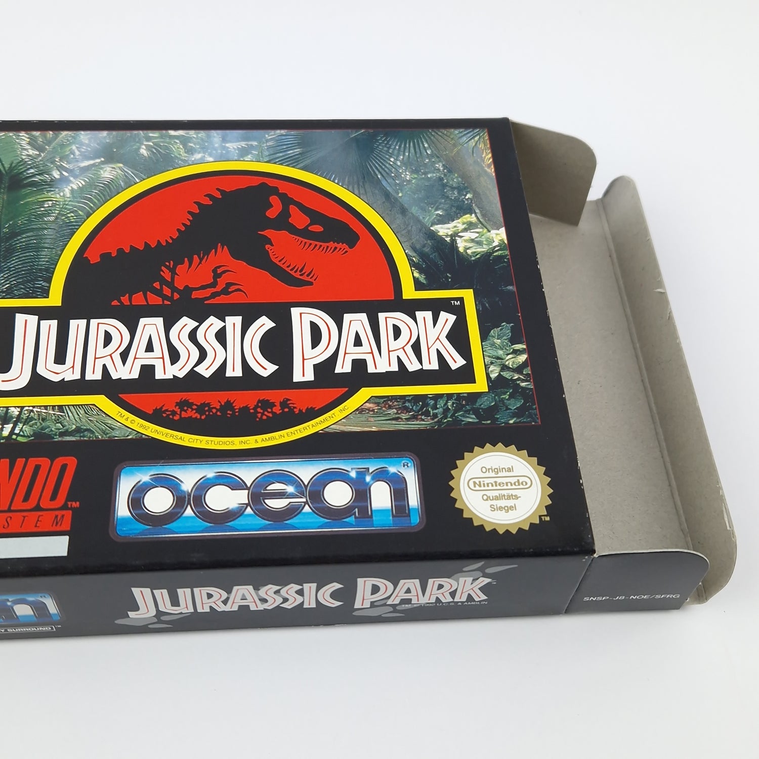 Super Nintendo Game: Jurassic Park - Module Instructions OVP cib | SNES PAL