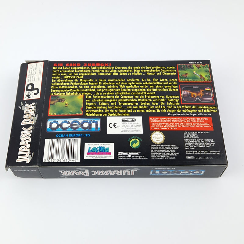Super Nintendo Spiel : Jurassic Park - Modul Anleitung OVP cib | SNES PAL