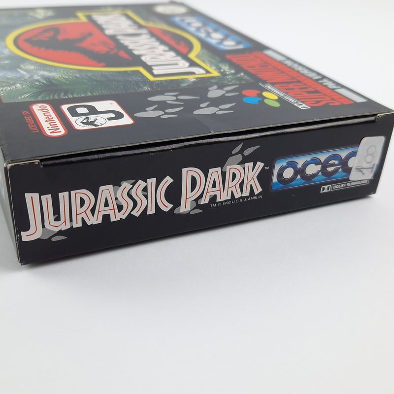 Super Nintendo Game: Jurassic Park - Module Instructions OVP cib | SNES PAL