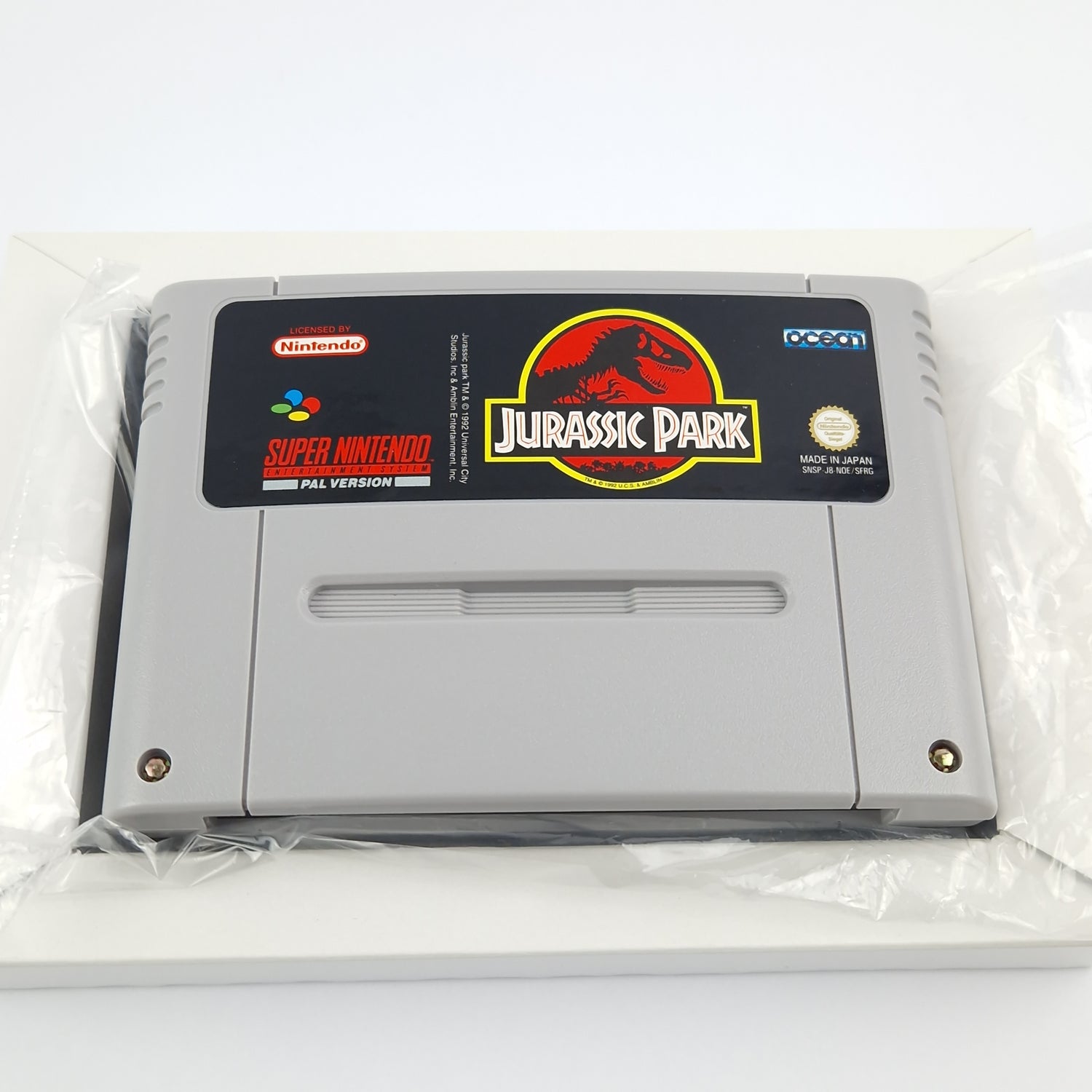 Super Nintendo Spiel : Jurassic Park - Modul Anleitung OVP cib | SNES PAL