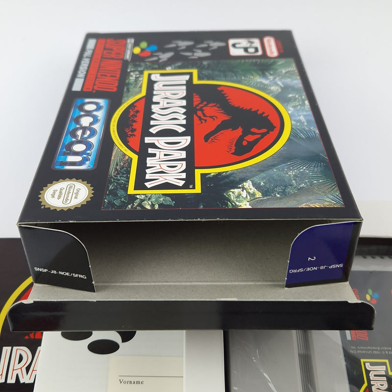 Super Nintendo Spiel : Jurassic Park - Modul Anleitung OVP cib | SNES PAL