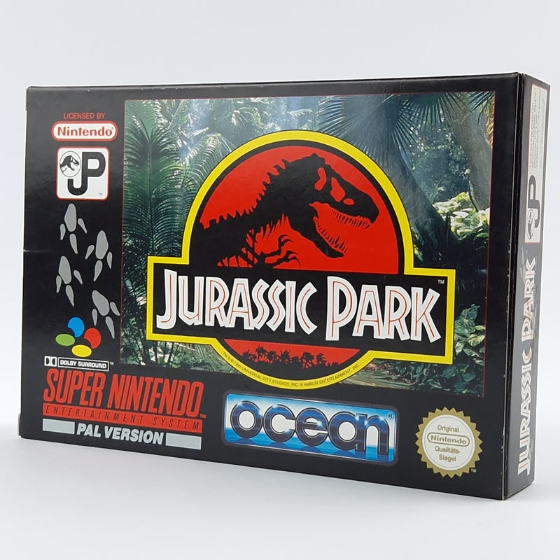 Super Nintendo Game: Jurassic Park - Module Instructions OVP cib | SNES PAL