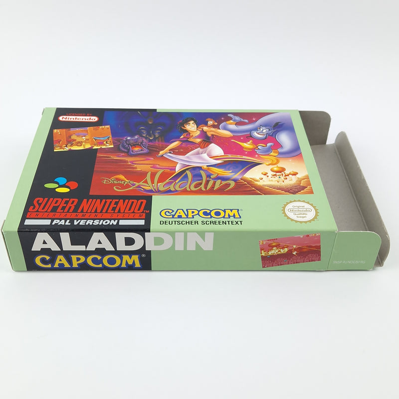 Super Nintendo Game: Disney's Aladdin - Module Instructions OVP cib | SNES PAL German