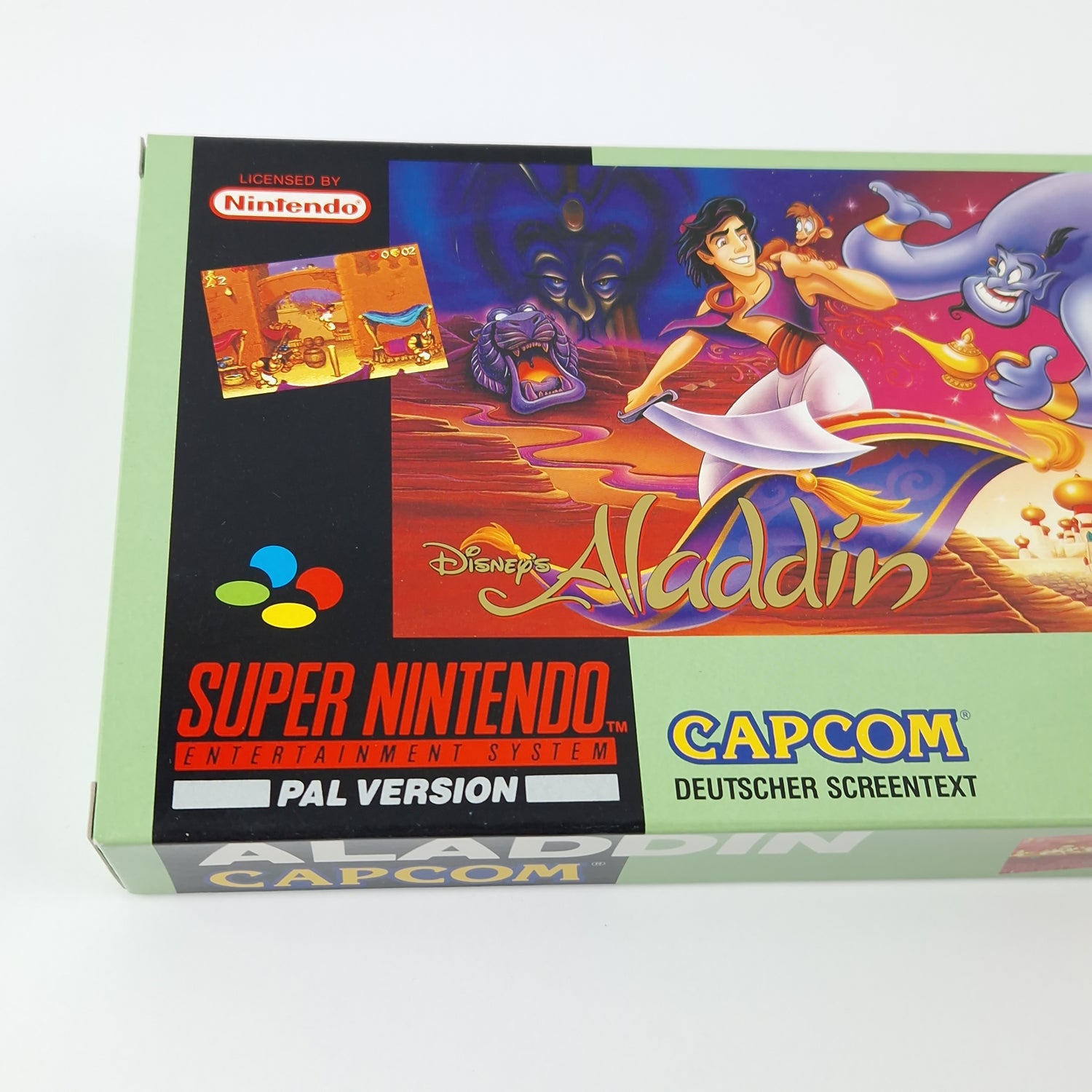 Super Nintendo Game: Disney's Aladdin - Module Instructions OVP cib | SNES PAL German