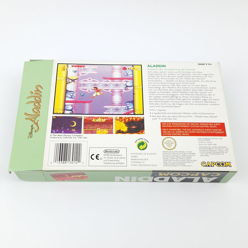 Super Nintendo Game: Disney's Aladdin - Module Instructions OVP cib | SNES PAL German