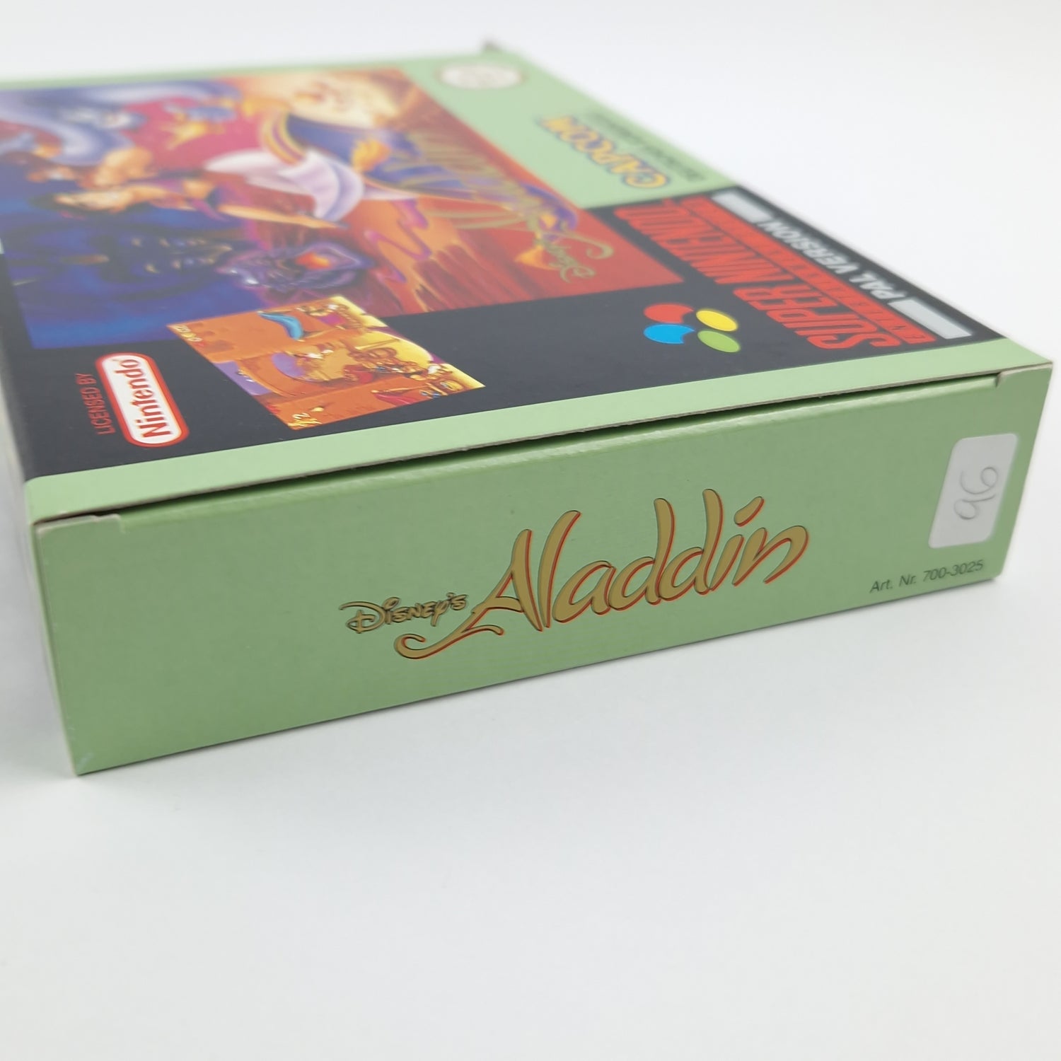 Super Nintendo Game: Disney's Aladdin - Module Instructions OVP cib | SNES PAL German