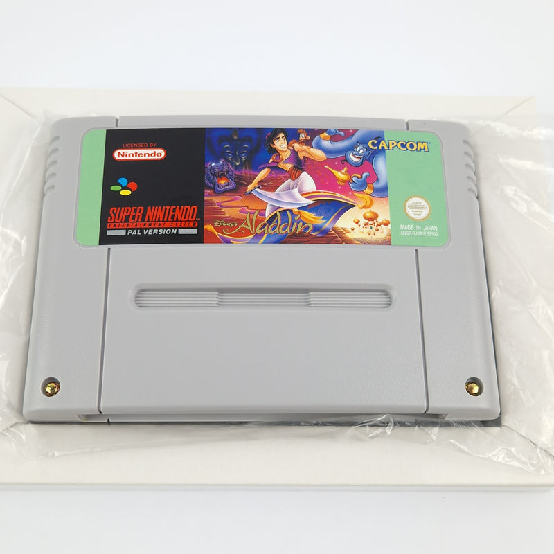 Super Nintendo Game: Disney's Aladdin - Module Instructions OVP cib | SNES PAL German