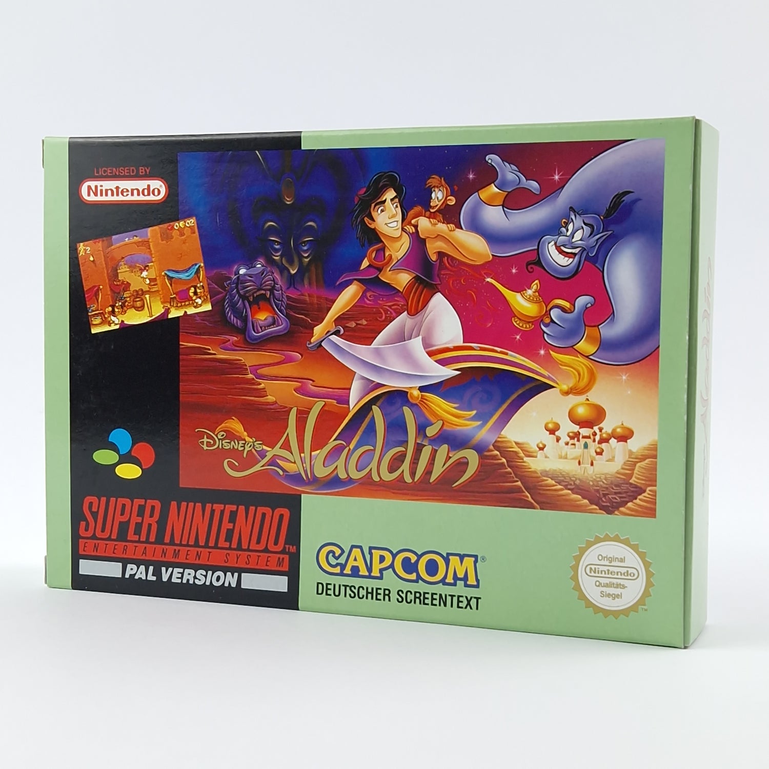 Super Nintendo Game: Disney's Aladdin - Module Instructions OVP cib | SNES PAL German
