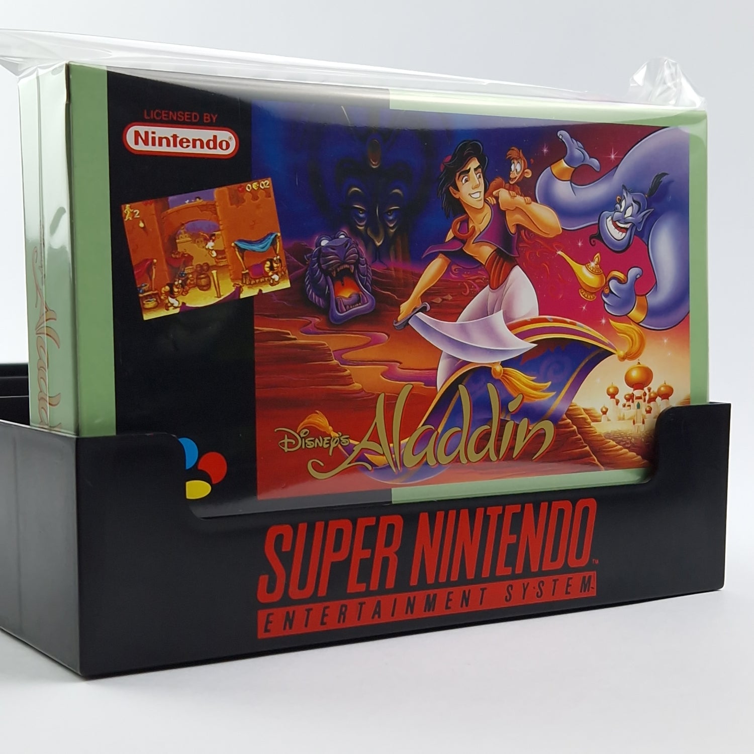 Super Nintendo Game: Disney's Aladdin - Module Instructions OVP cib | SNES PAL German