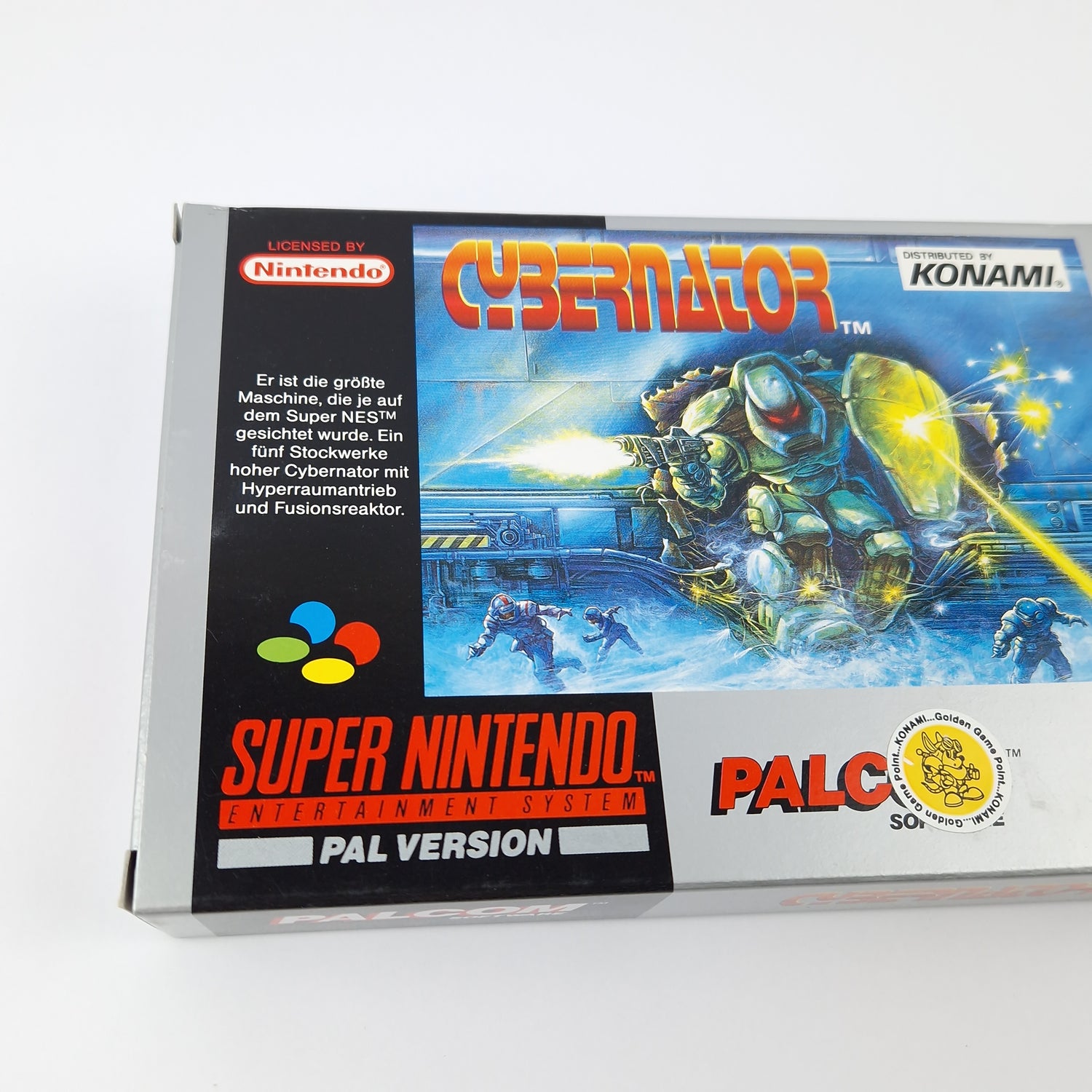 Super Nintendo Game: Cybernator - Module Instructions OVP cib | SNES PAL Konami