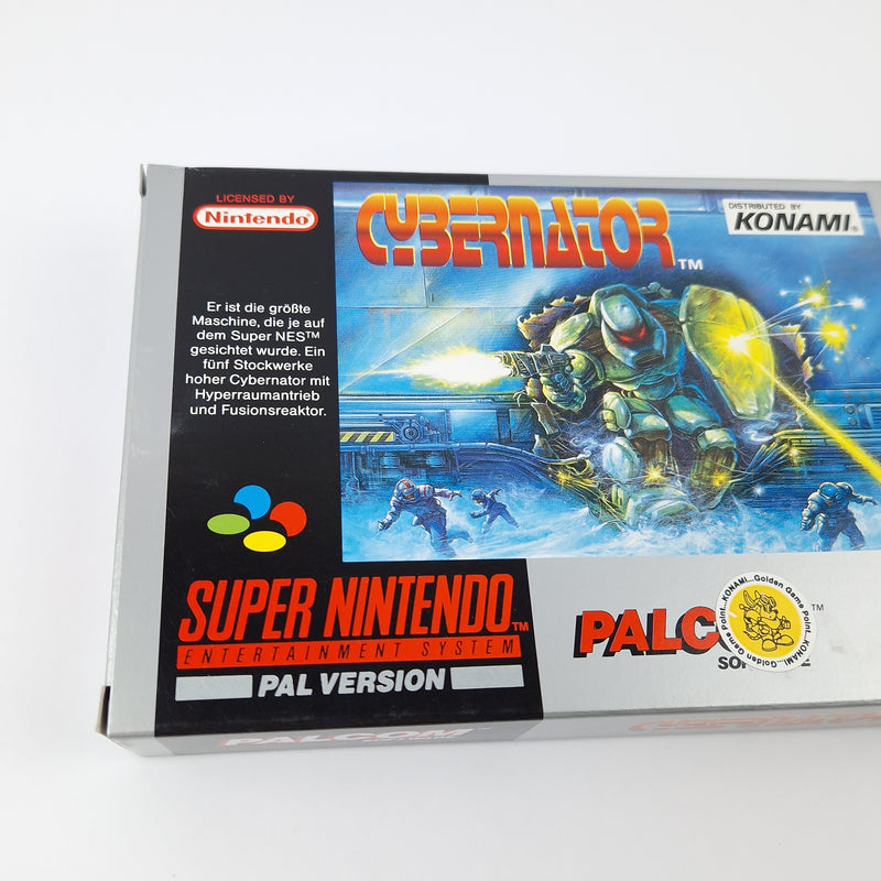 Super Nintendo Spiel : Cybernator - Modul Anleitung OVP cib | SNES PAL Konami