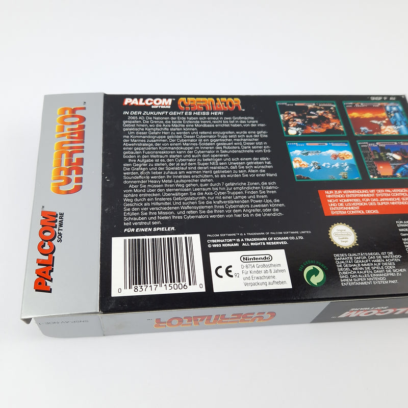 Super Nintendo Game: Cybernator - Module Instructions OVP cib | SNES PAL Konami