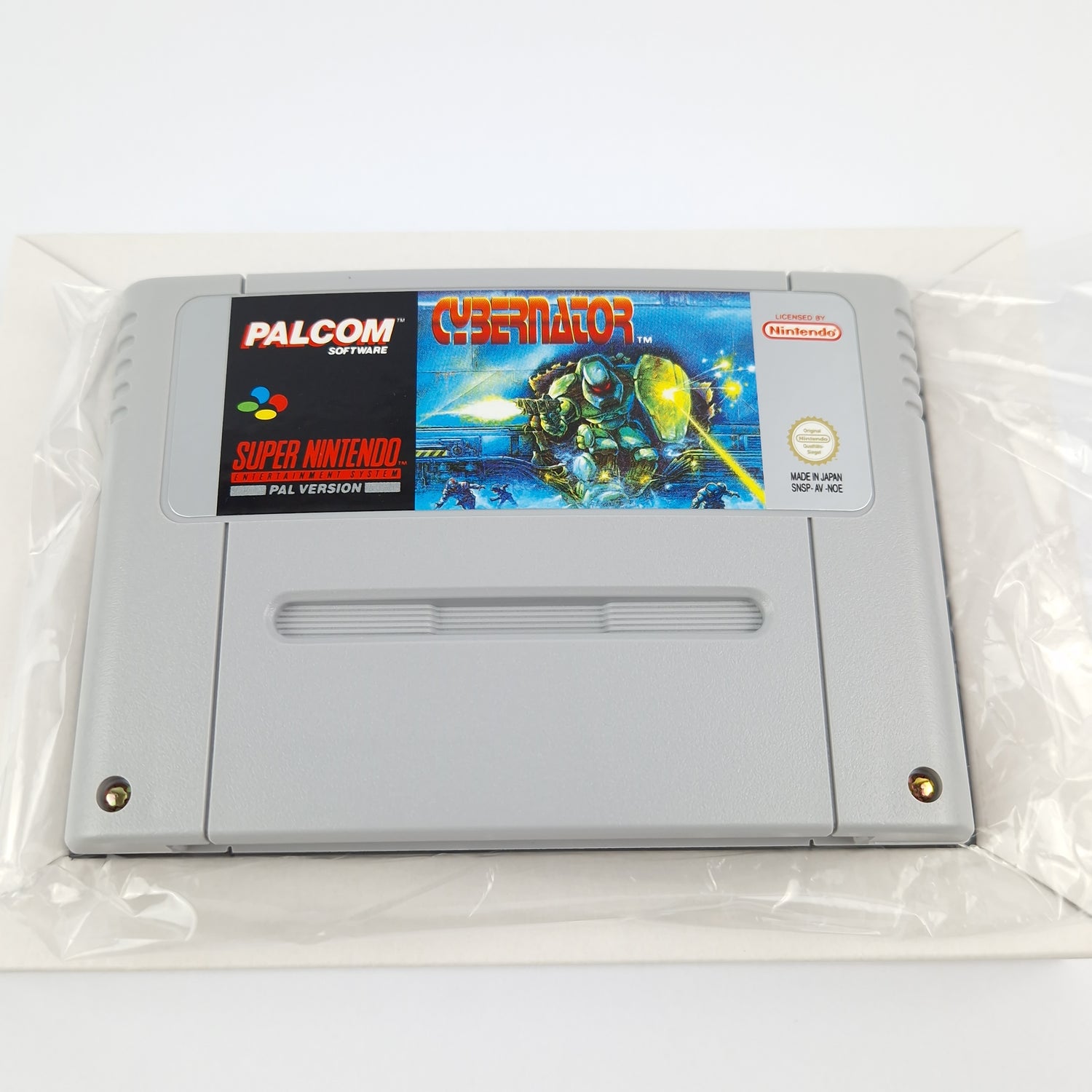 Super Nintendo Game: Cybernator - Module Instructions OVP cib | SNES PAL Konami