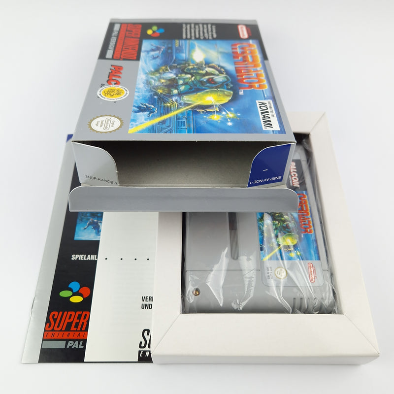 Super Nintendo Spiel : Cybernator - Modul Anleitung OVP cib | SNES PAL Konami