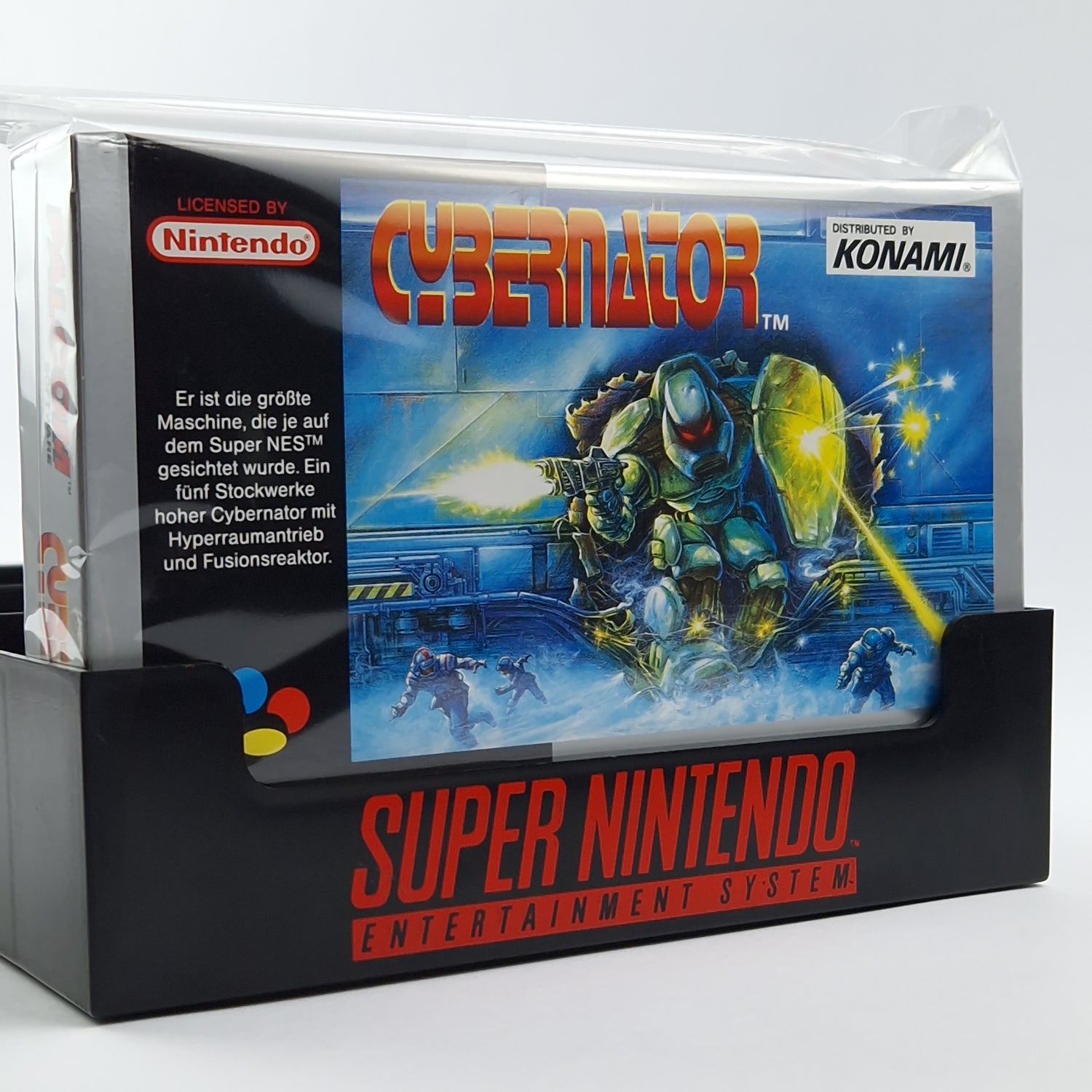 Super Nintendo Spiel : Cybernator - Modul Anleitung OVP cib | SNES PAL Konami