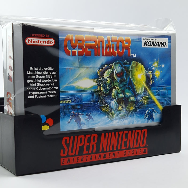 Super Nintendo Spiel : Cybernator - Modul Anleitung OVP cib | SNES PAL Konami