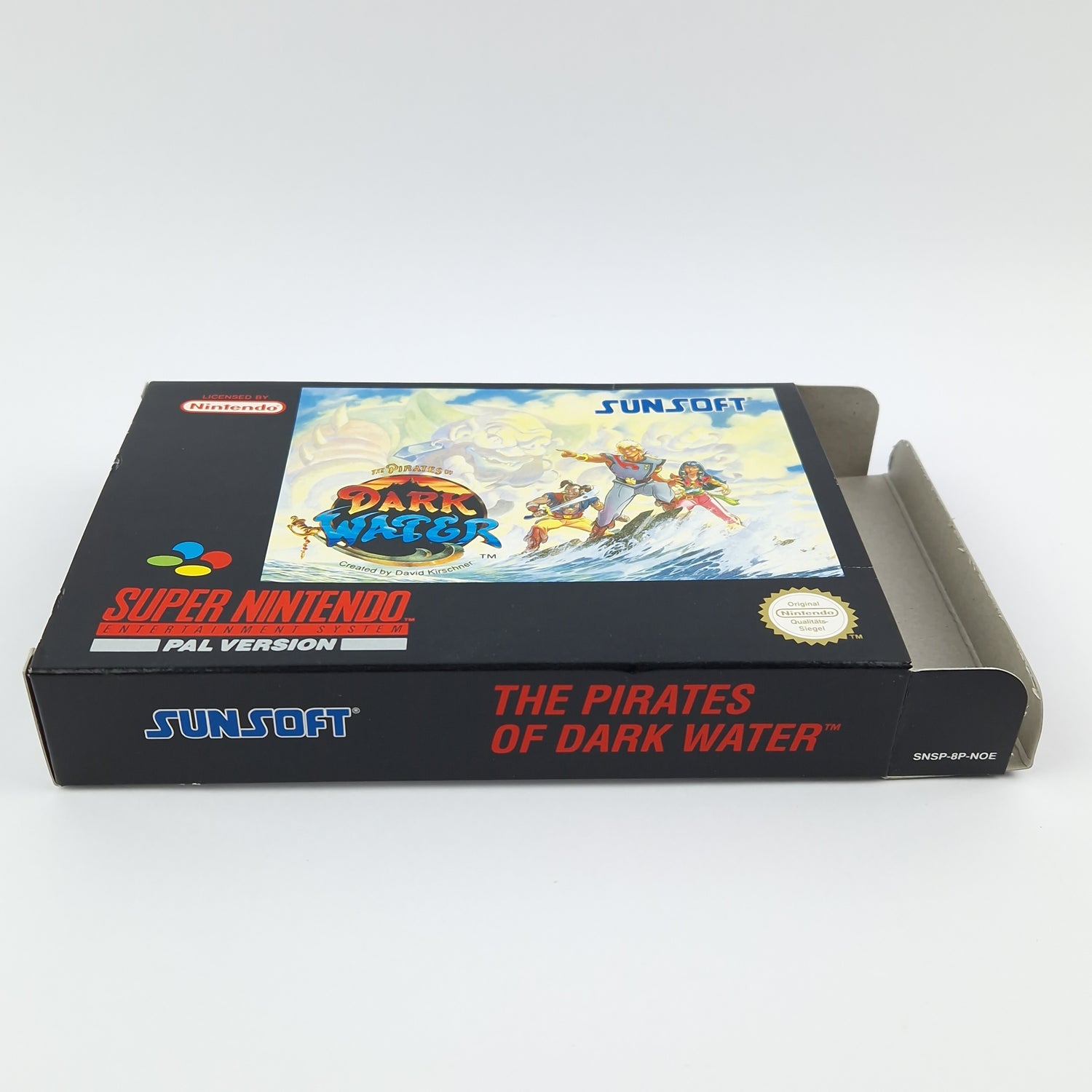 Super Nintendo Game: The Pirates of Dark Water - SNES OVP PAL / Sunsoft