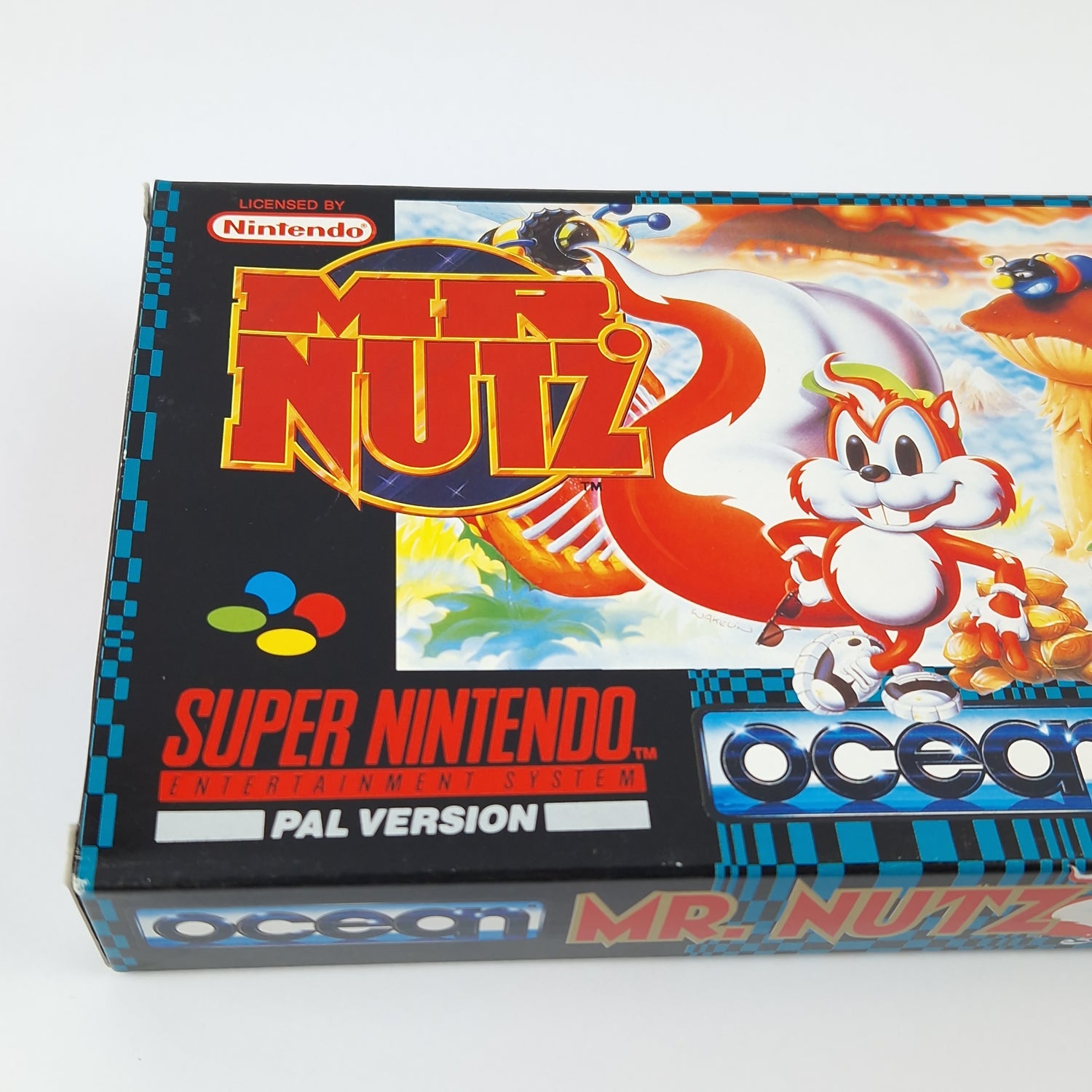 Super Nintendo Spiel : MR. Nutz - Modul Anleitung OVP cib / SNES PAL