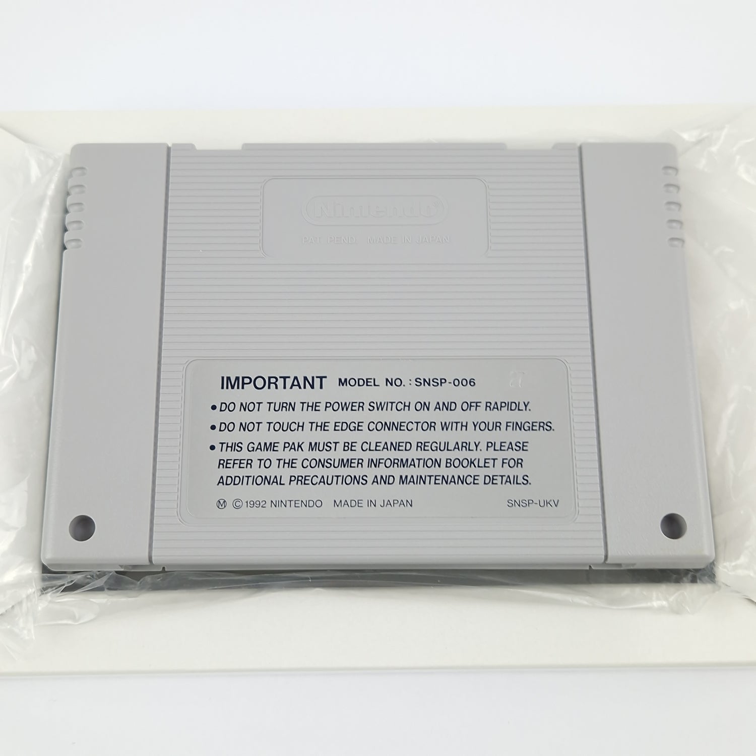 Super Nintendo Game: MR. Utility module instructions OVP cib / SNES PAL