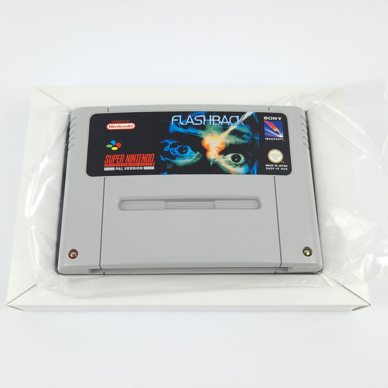 Super Nintendo Spiel : Flashback - Modul Anleitung OVP cib / SNES PAL NOE