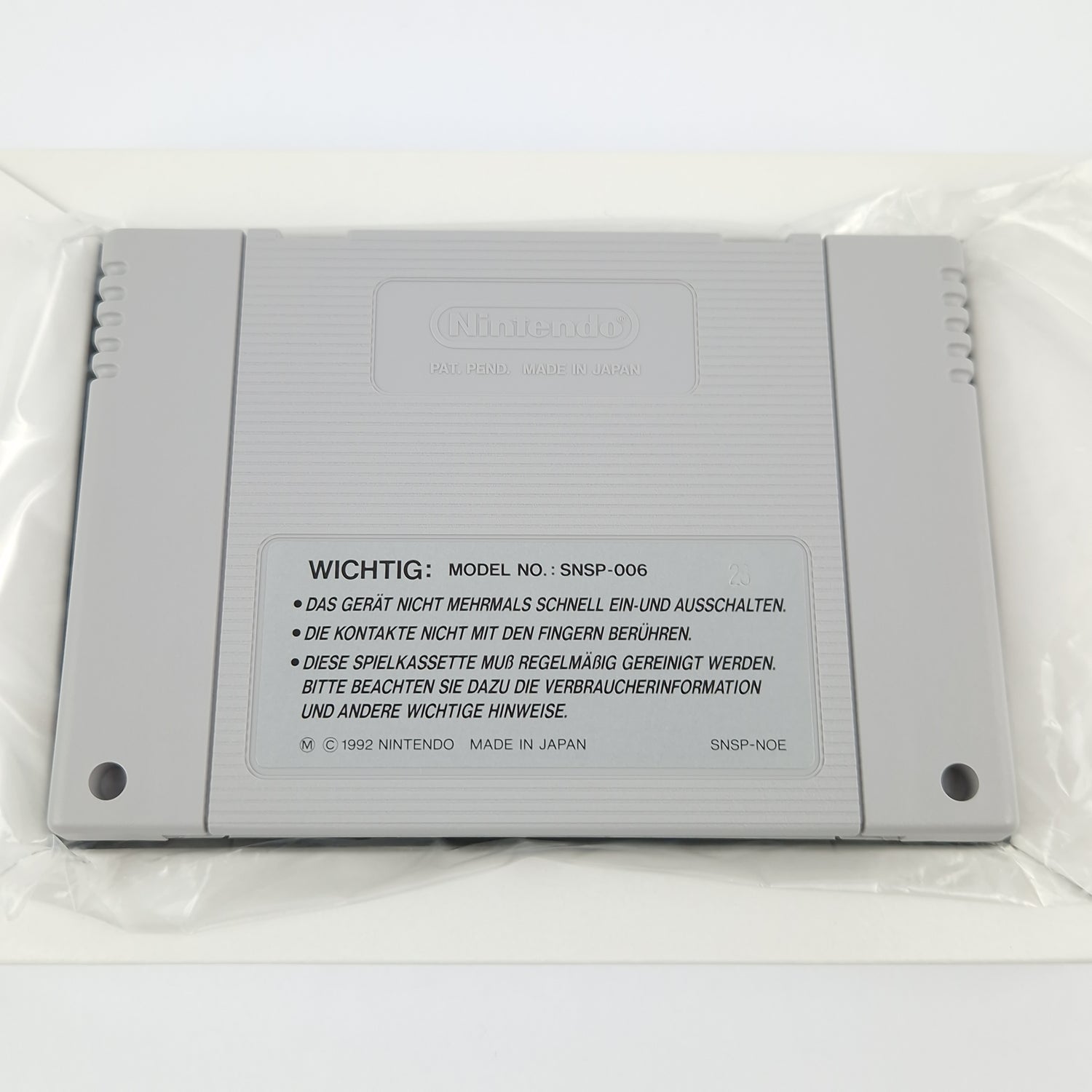 Super Nintendo Game: Flashback - Module Instructions OVP cib / SNES PAL NOE