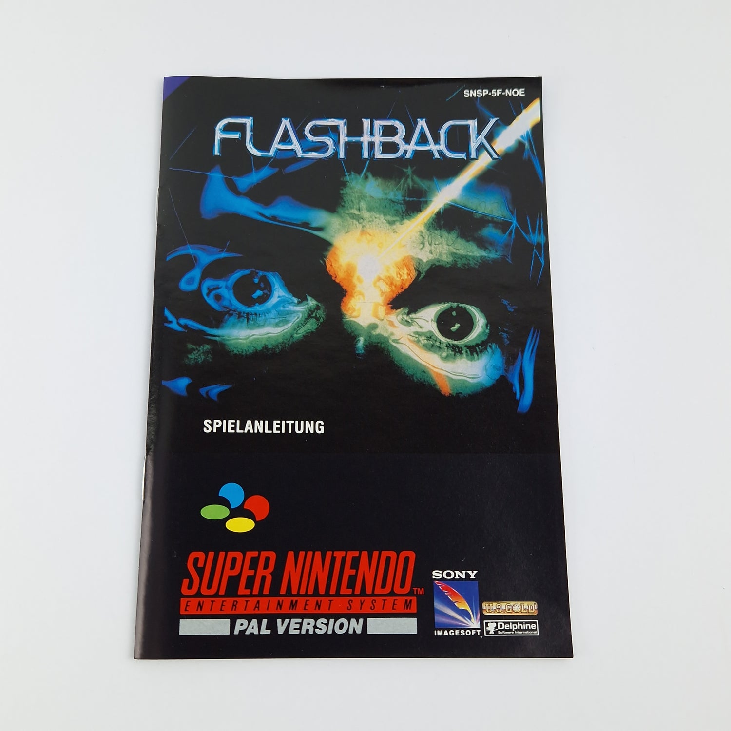 Super Nintendo Spiel : Flashback - Modul Anleitung OVP cib / SNES PAL NOE