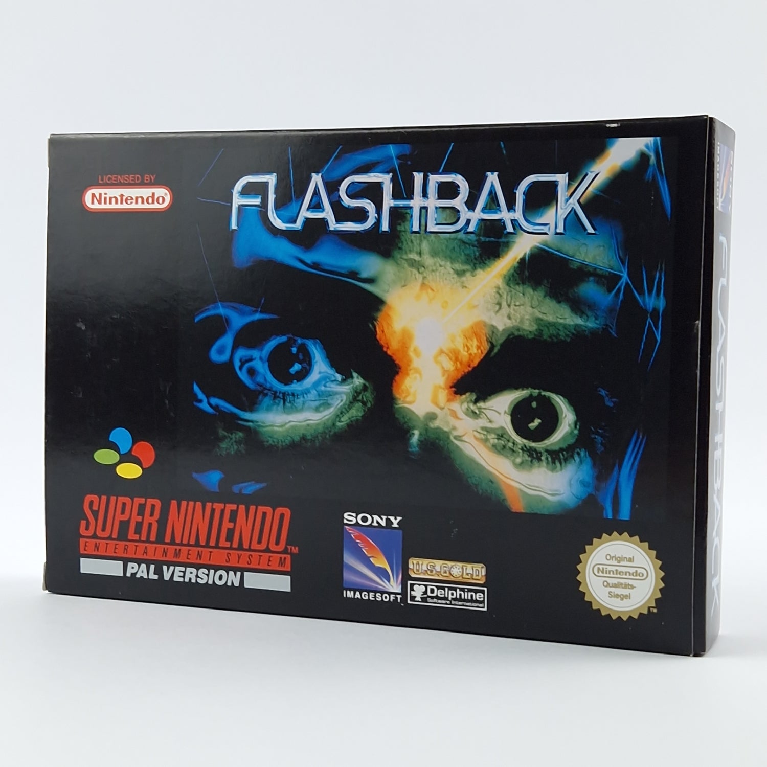 Super Nintendo Spiel : Flashback - Modul Anleitung OVP cib / SNES PAL NOE