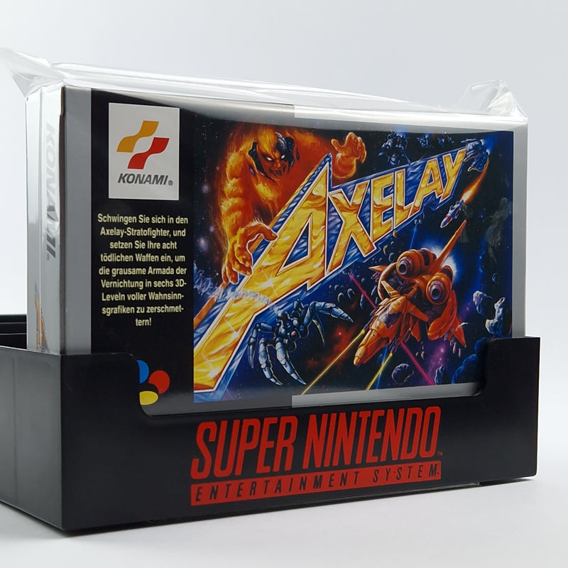 Super Nintendo Game: Axelay - Module Instructions OVP cib / SNES PAL NOE Konami