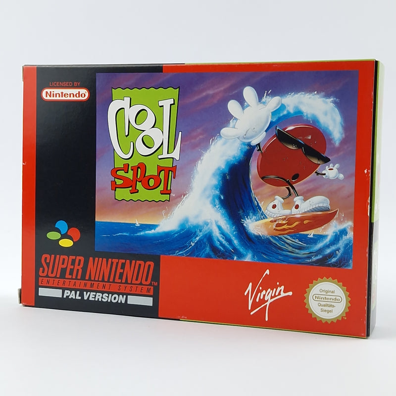 Super Nintendo Game: Cool Spot - Module Instructions OVP cib / SNES PAL NOE