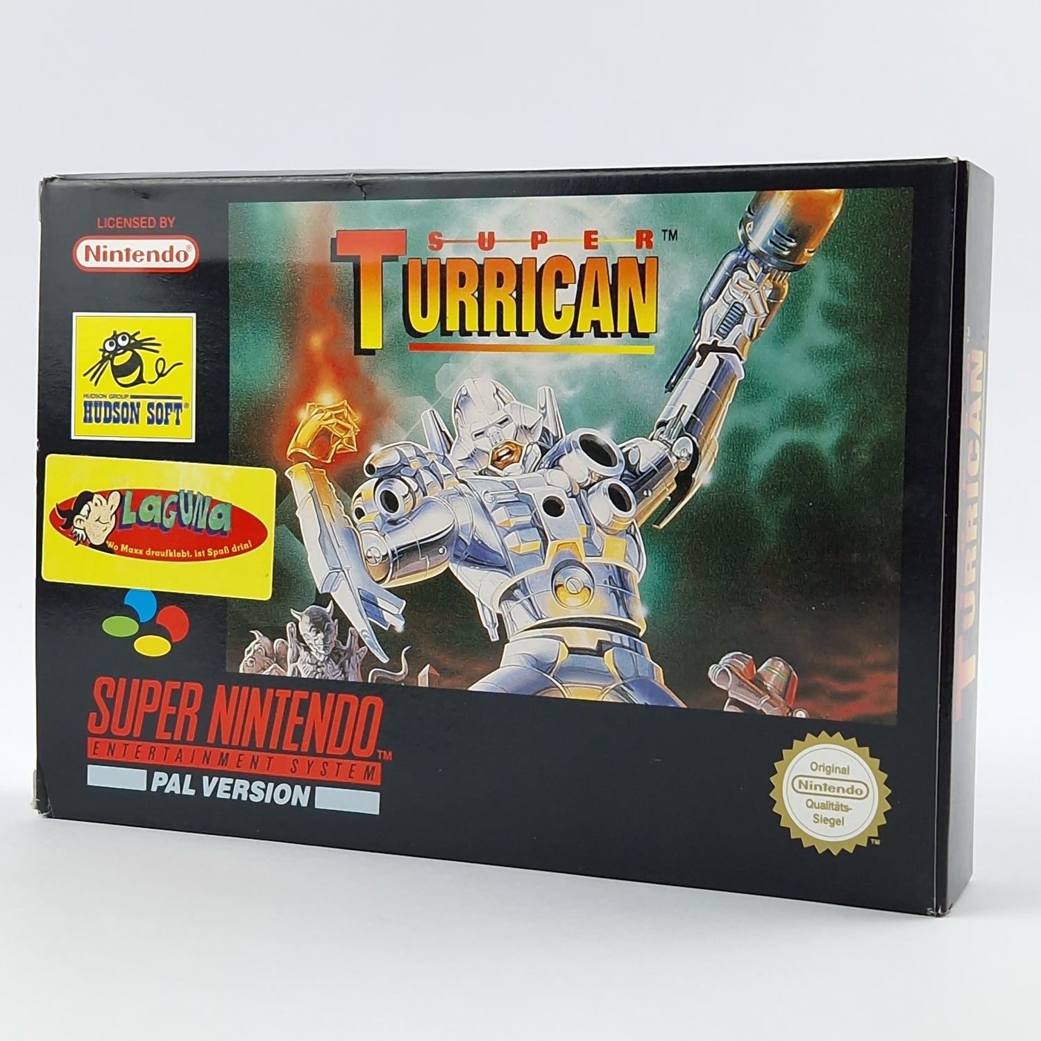 Super Nintendo Spiel : Super Turrican - Modul Anleitung OVP cib / SNES PAL NOE