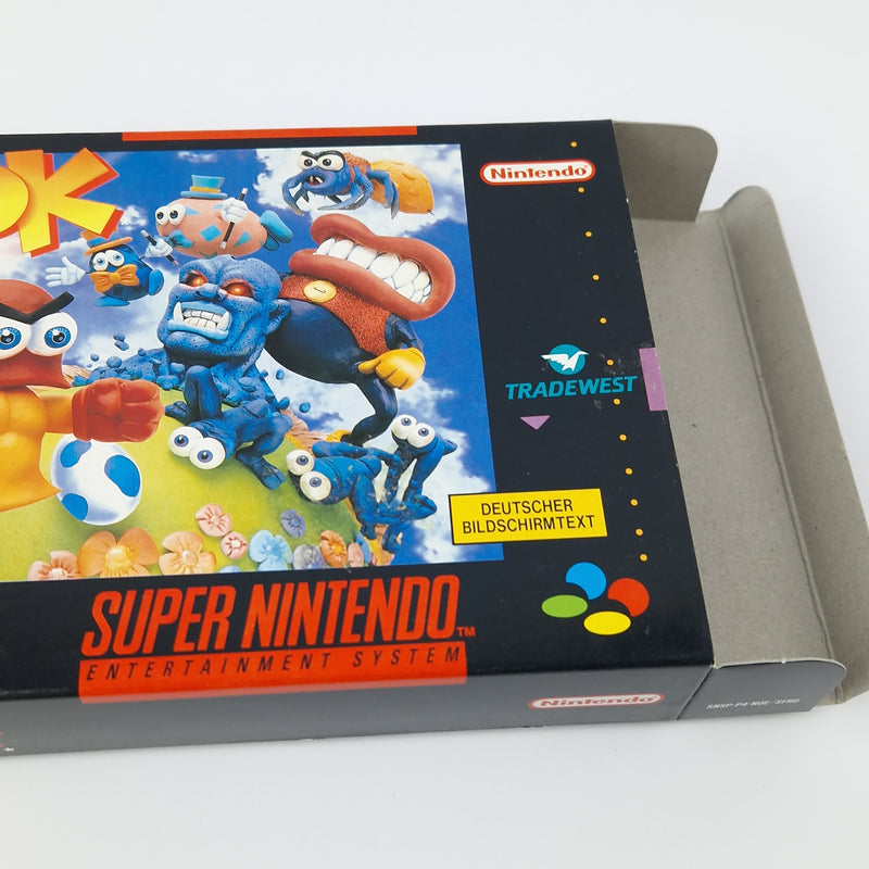 Super Nintendo Game: PLOK - Module Instructions OVP cib / SNES PAL NOE