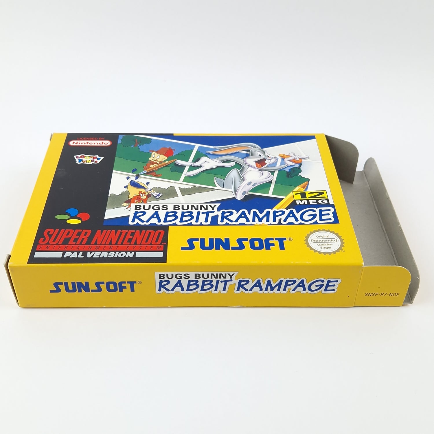 Super Nintendo Spiel : Bugs Bunny Rabbit Rampage - Modul Anleitung OVP cib SNES