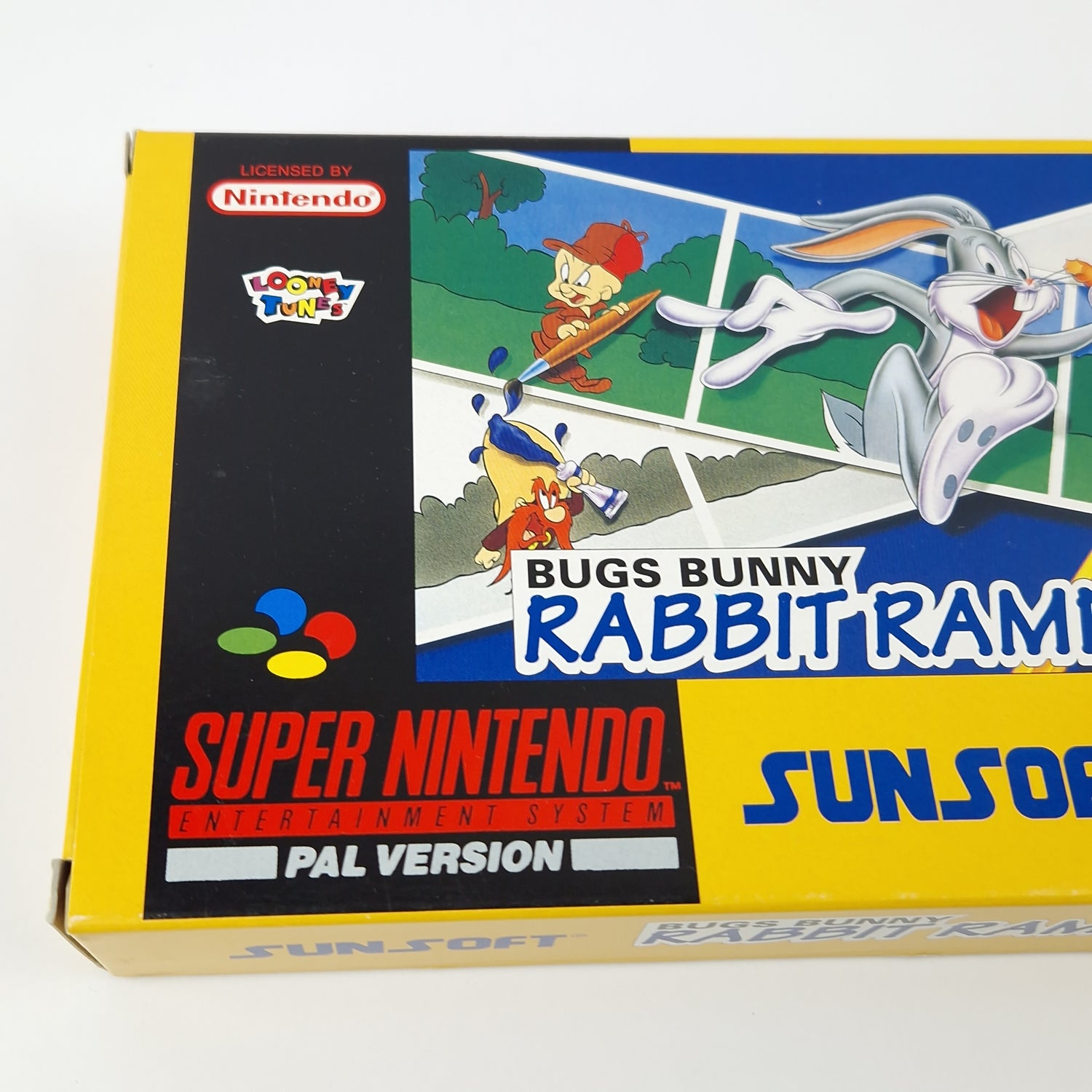 Super Nintendo Game: Bugs Bunny Rabbit Rampage - Module Instructions OVP cib SNES