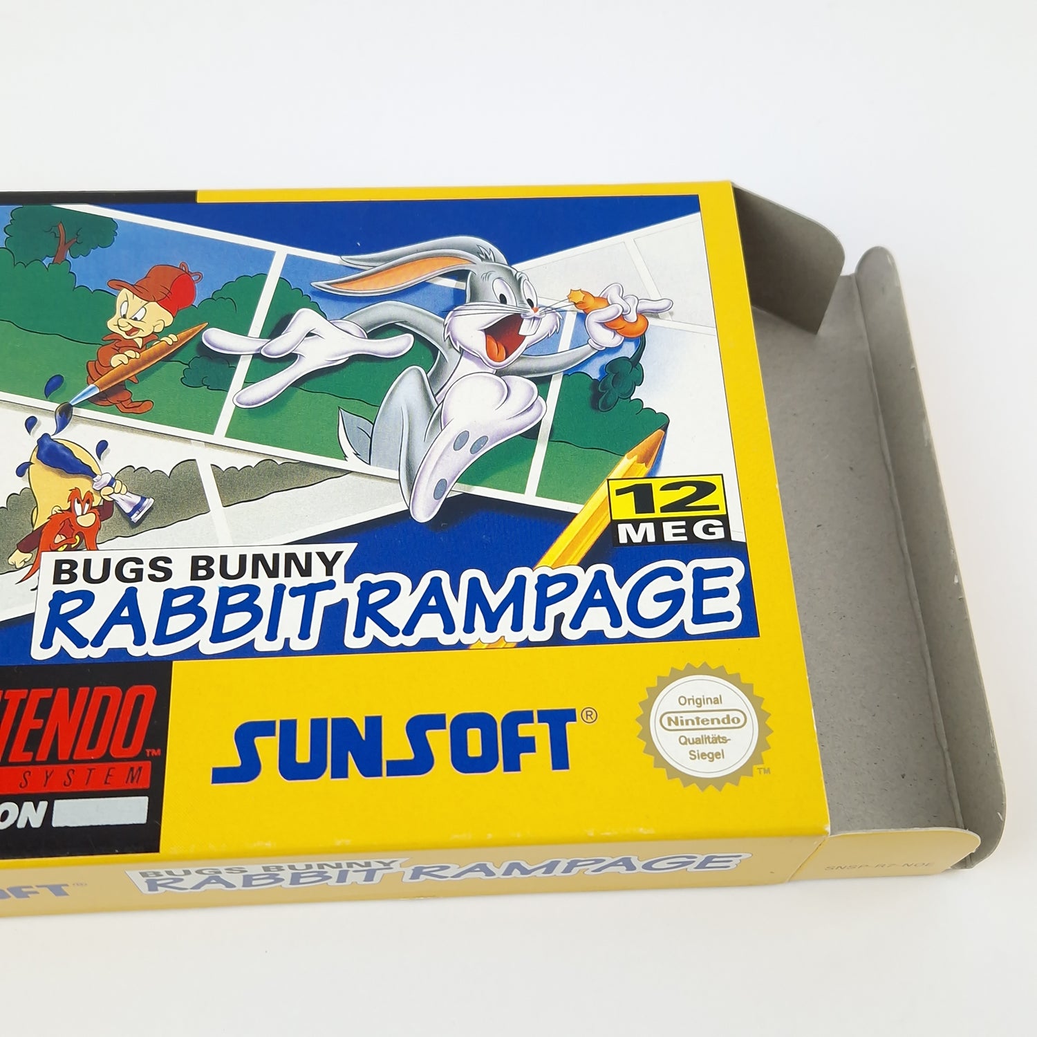 Super Nintendo Spiel : Bugs Bunny Rabbit Rampage - Modul Anleitung OVP cib SNES