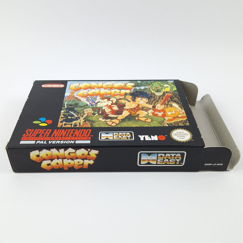 Super Nintendo Spiel : Congos Caper - Modul Anleitung OVP cib / SNES PAL NOE