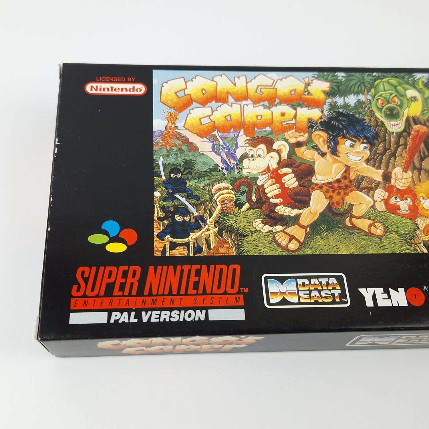 Super Nintendo Game: Congos Caper - Module Instructions OVP cib / SNES PAL NOE