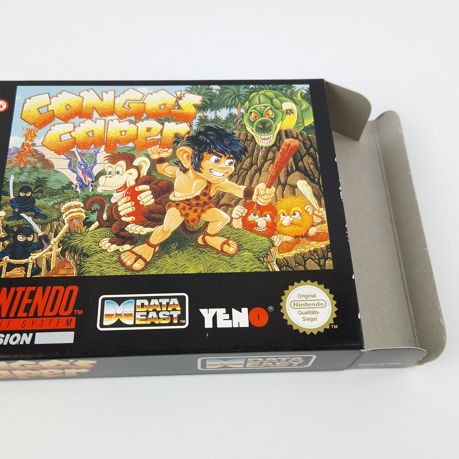 Super Nintendo Spiel : Congos Caper - Modul Anleitung OVP cib / SNES PAL NOE