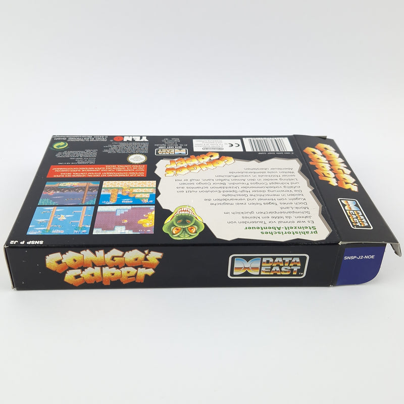 Super Nintendo Game: Congos Caper - Module Instructions OVP cib / SNES PAL NOE