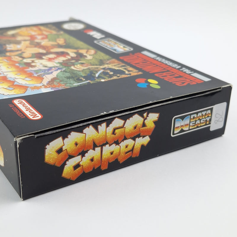 Super Nintendo Spiel : Congos Caper - Modul Anleitung OVP cib / SNES PAL NOE