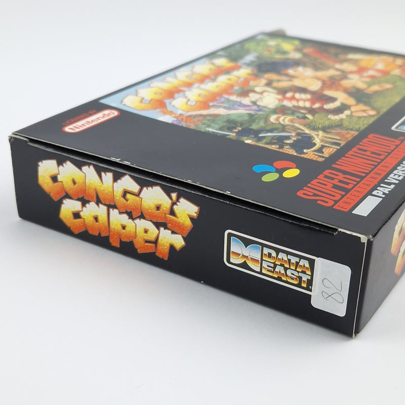 Super Nintendo Spiel : Congos Caper - Modul Anleitung OVP cib / SNES PAL NOE