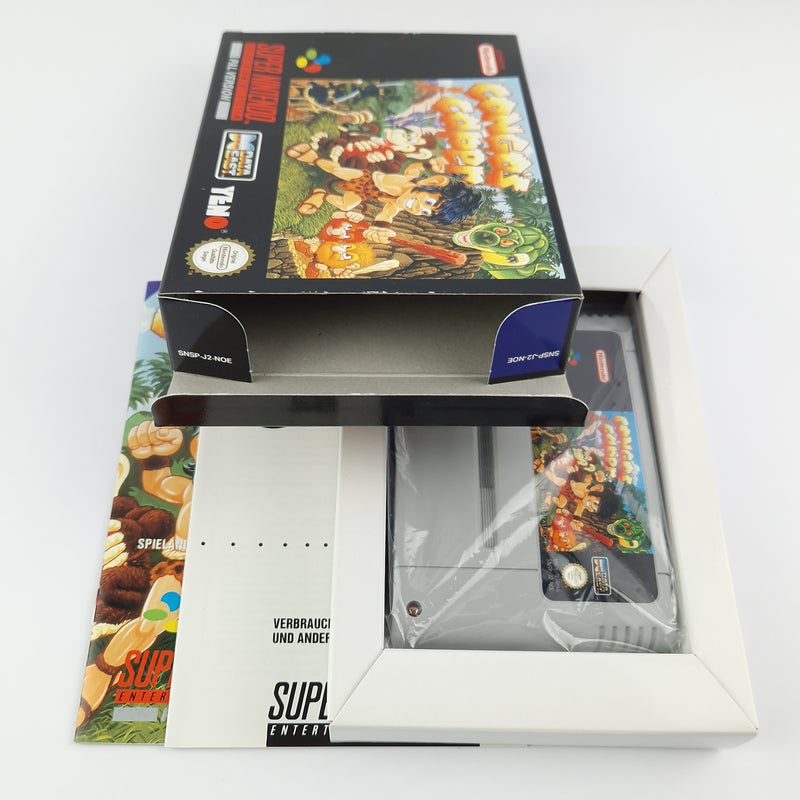 Super Nintendo Spiel : Congos Caper - Modul Anleitung OVP cib / SNES PAL NOE